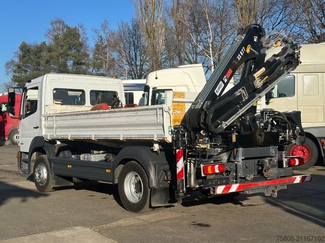 Kipper LKW MERCEDES-BENZ Atego 1224 Kipper Kran Hiab XS 077 AHK Klima