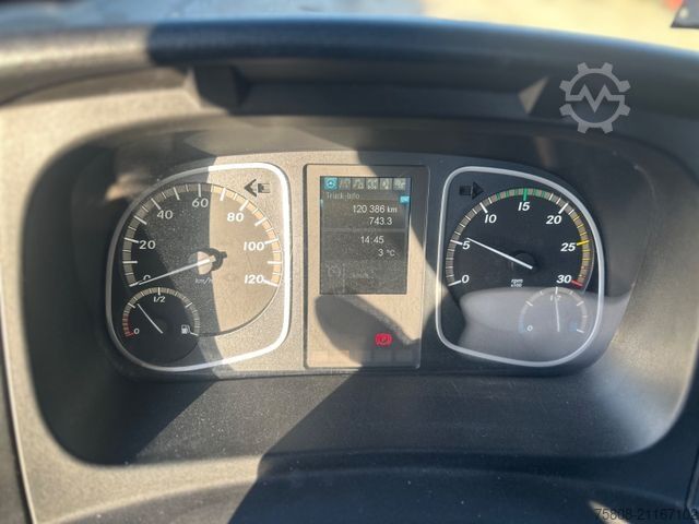 Kipper LKW MERCEDES-BENZ Atego 1224 Kipper Kran Hiab XS 077 AHK Klima