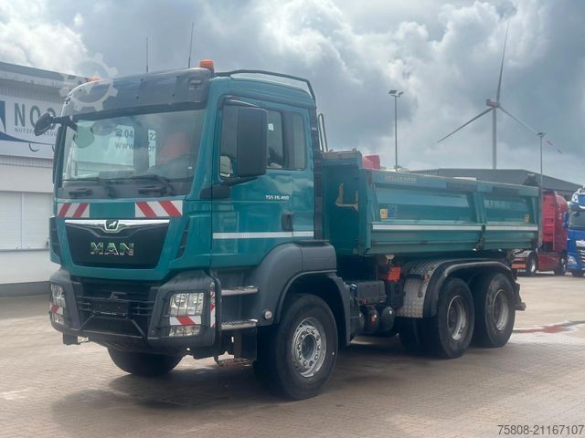 Dreiseitenkipper LKW MAN TGS 26.460 6x4BB Meiller Bordmatik AHK
