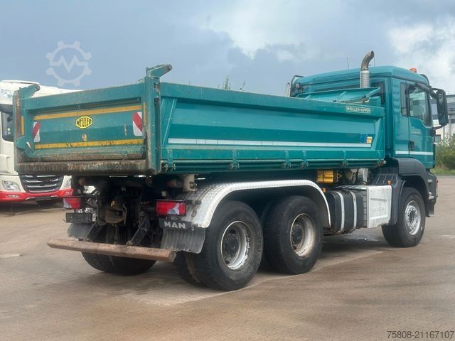 Dreiseitenkipper LKW MAN TGS 26.460 6x4BB Meiller Bordmatik AHK