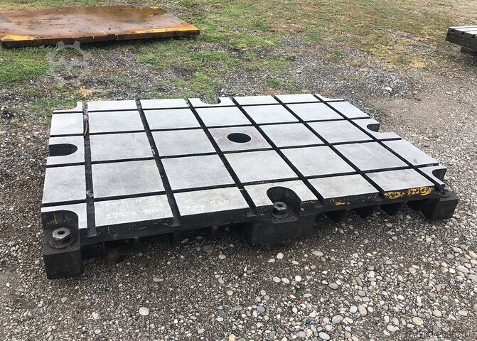 Steel floor plates Taques acier rainurée - Steel Plates 2210 x 1500 x 260 mm