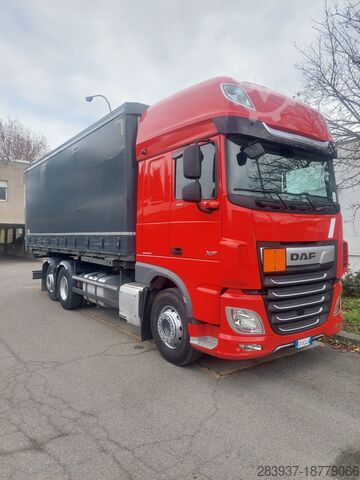 Swap body with platform and tarpaulin DAF XF 480