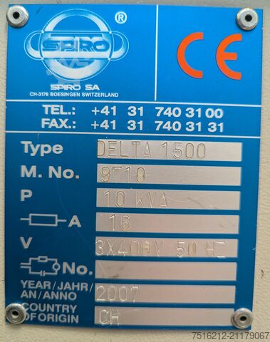 CNC mechanische Walzenschere SPIRO DELTA 1500