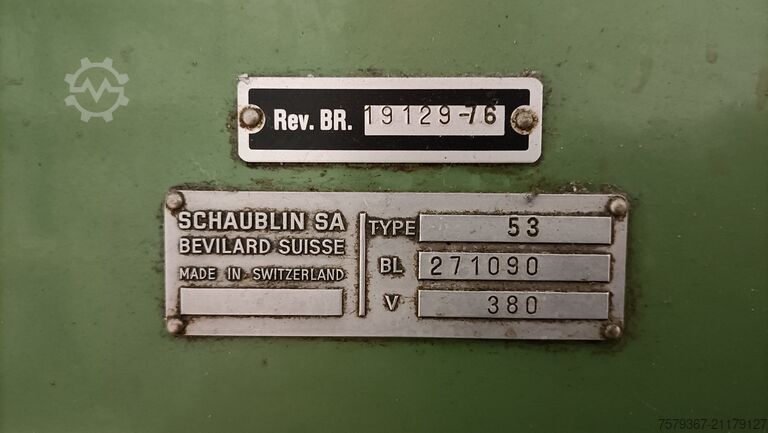 Fräsmaschine Schaublin 53