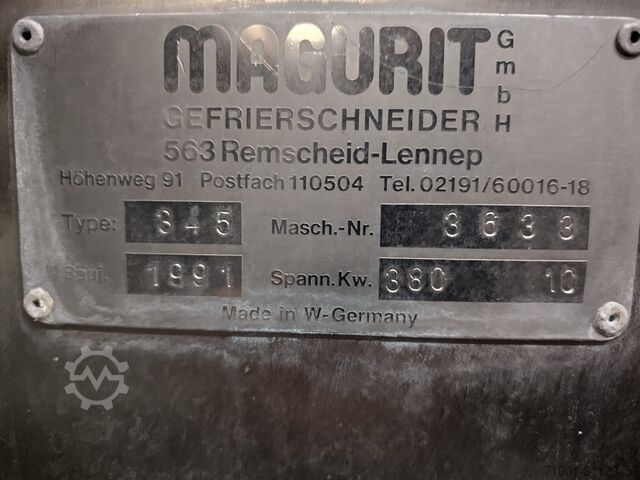 Fleischverarbeitungsmaschine Magurit 345