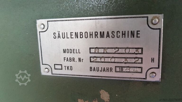 Säulenbohrmaschine ZMM METALIK NK 203