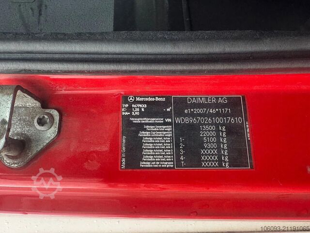 Koffer Mercedes-Benz Atego 1221 Bakwagen