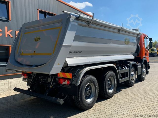 Kipper LKW SCANIA P 420 8x4 Kipper Meiller 18,5m3 Euro 6