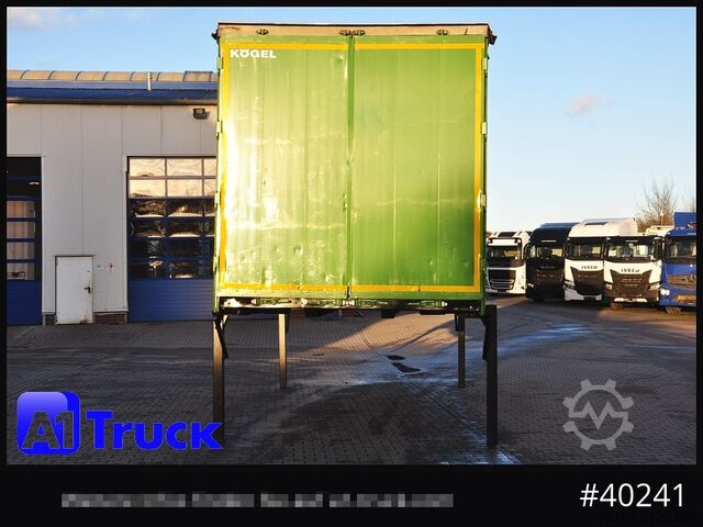 Wechselbrücke mit Pritsche & Plane KOEGEL 7.45  BDF Wechselbrücke, neue Plane, Bordwand