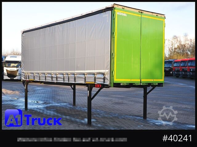 Wechselbrücke mit Pritsche & Plane KOEGEL 7.45  BDF Wechselbrücke, neue Plane, Bordwand