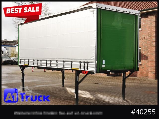 Wechselbrücke mit Pritsche & Plane KOEGEL 7.45  BDF Wechselbrücke, neue Plane, Bordwand