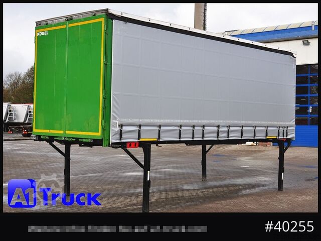 Wechselbrücke mit Pritsche & Plane KOEGEL 7.45  BDF Wechselbrücke, neue Plane, Bordwand