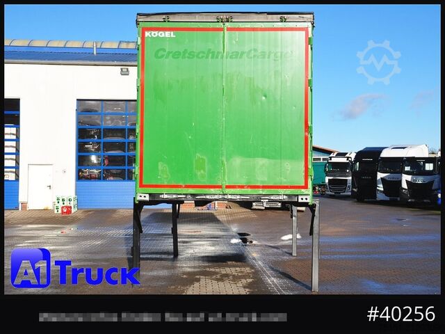 Wechselbrücke mit Pritsche & Plane KOEGEL 7.45  BDF Wechselbrücke, neue Plane, Bordwand