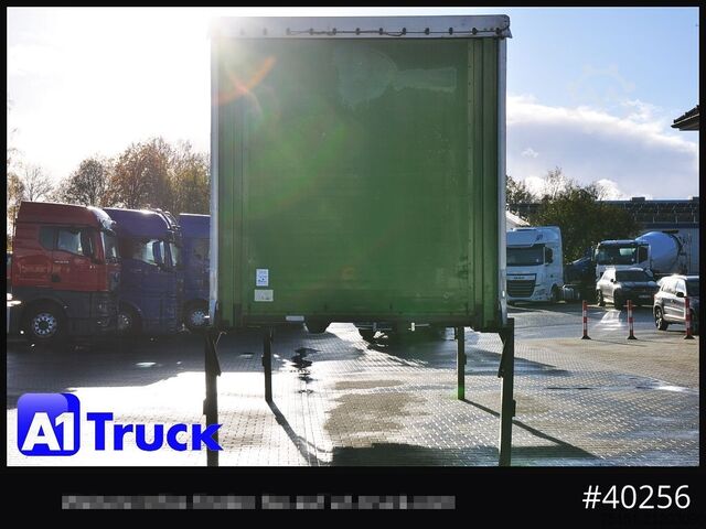 Wechselbrücke mit Pritsche & Plane KOEGEL 7.45  BDF Wechselbrücke, neue Plane, Bordwand