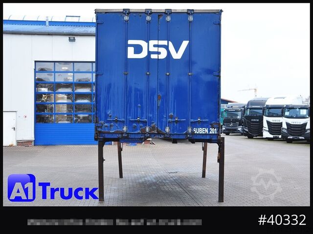 Wechselbrücke mit Pritsche & Plane KRONE 7.45  BDF Wechselbrücke, Schiebeplane