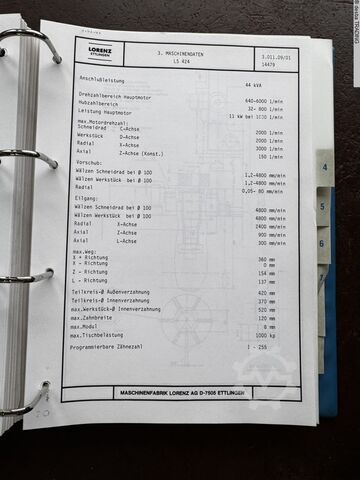 Abwälzfräs- und Stoßmaschine -kombiniert LORENZ LS 424
