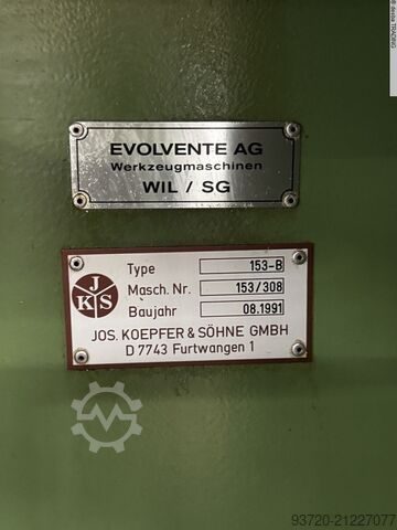 Abwälzfräs- und Stoßmaschine -kombiniert KOEPFER 153 B