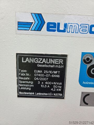 Langbandschleifer Langzauner EUMA 25/10MFT