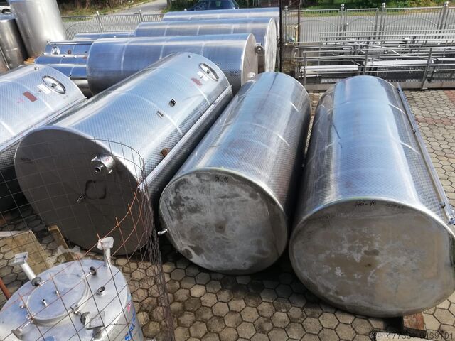 Storage wine tanks different volumes