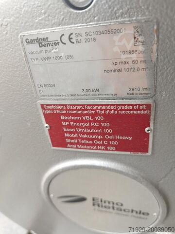 Gardner Denver VWP 1000 Vakuumpumpe Gardner Denver VWP 1000