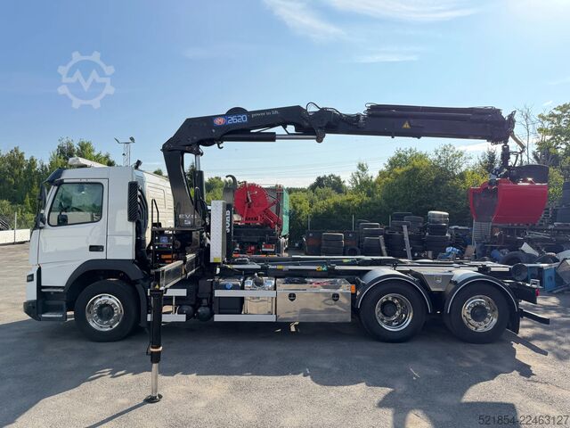 Innenlader Volvo FMX 450 6x2*4, Hooklift + 26t/m Crane, YM: 2018
