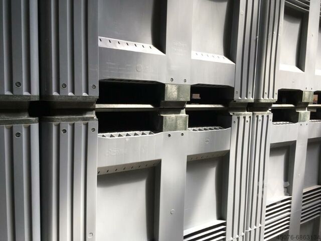Industry container box 650 liters Industrie Behälter Box 650 Liter L 120 x B 100 x H 78 cm