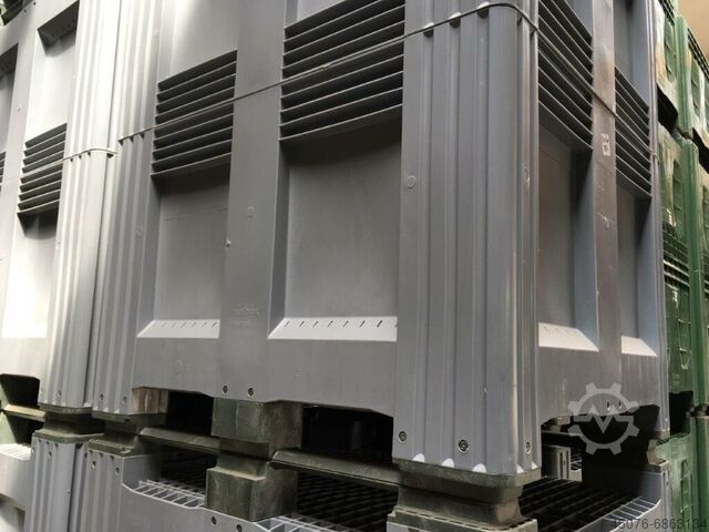 Industry container box 650 liters Industrie Behälter Box 650 Liter L 120 x B 100 x H 78 cm