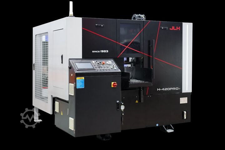 KI-basierte horizontale Bandsäge JLH saws H-420 PRO+