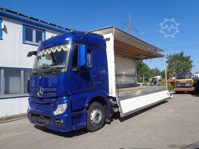 LKW mit Getränkeaufbau MERCEDES-BENZ Actros 2542 L 7,3 M Schwenkwand LBW Heizung