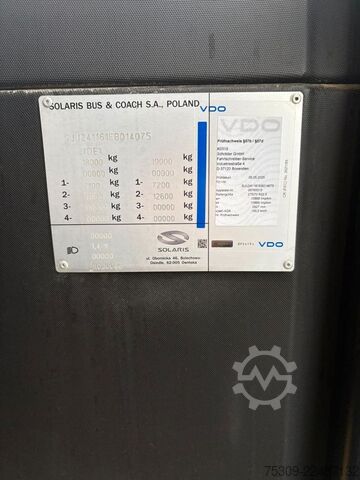 Stadtbus SOLARIS Urbino 12 Klima Automatik Euro 6 36/45 Plätze