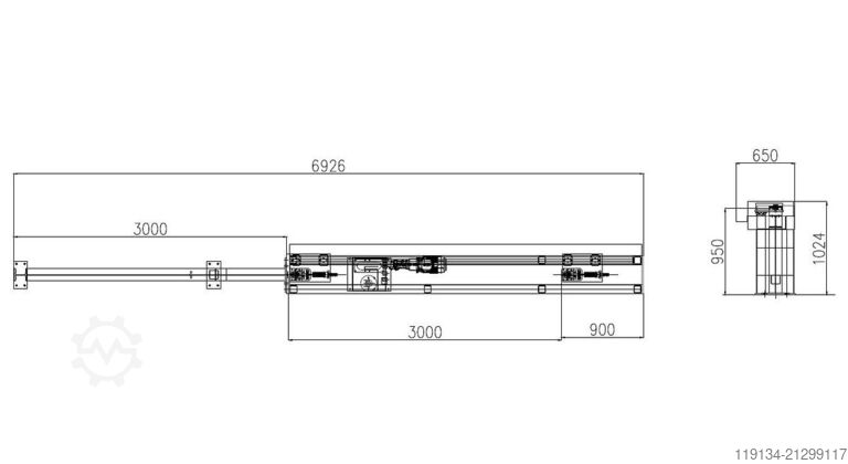 VIOLI Ziehbank VMTRI253S VIOLI Drawing bench VMTRI253S