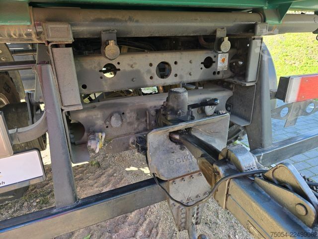 Three-sided tipper truck MAN Dreiseitenkipper MAN 7731 mit Kran