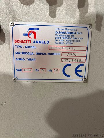 Glass grinding machine Schiatti Angelo FPS 20 RS