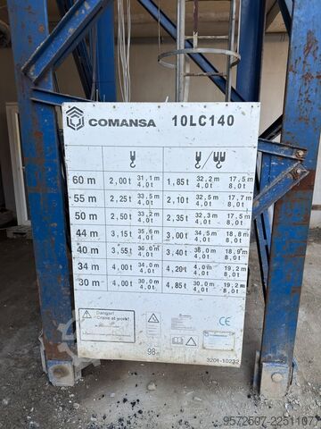 Tower crane Comansa 10LC140