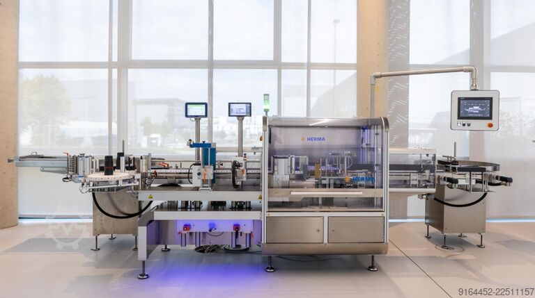 Labeling systems HERMA Rundum-Etikettierer 132M HC