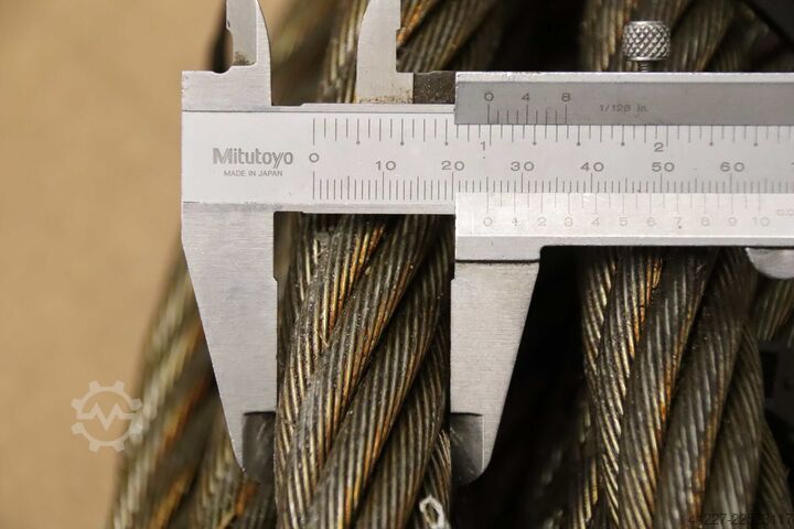 Crane rope Ø 25 mm 24 m Stahl Drallarm