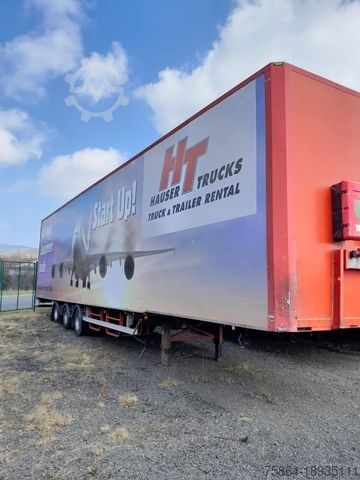 Kofferauflieger  VAN ECK ,  Luftfrachtboden