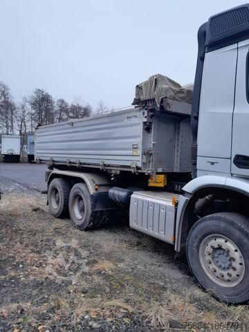 Three-sided tipper truck MERCEDES-BENZ 2648 , 6x4 , Dautel , Bordmatic