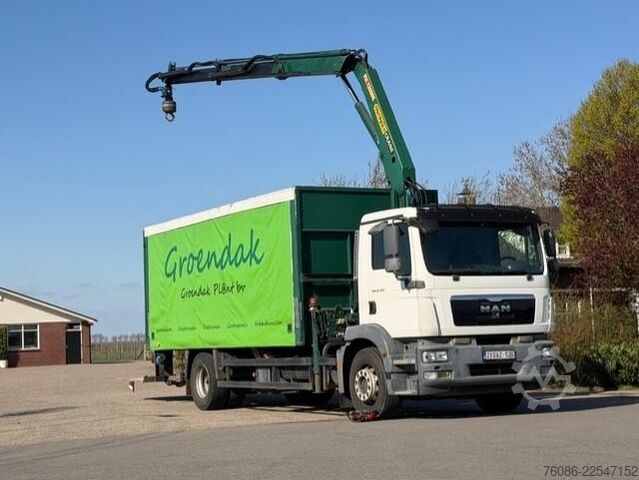 Crane MAN TGM 19.250 KRAAN PALFINGER/SCHUIFKAP/LAADKLEP/S...