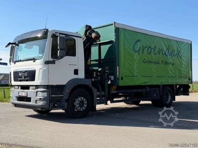 Crane MAN TGM 19.250 KRAAN PALFINGER/SCHUIFKAP/LAADKLEP/S...
