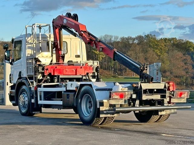 Truck mounted crane SCANIA P250* FAHRGESTEL 4,30* HMF 635 K2/FUNK* TOP