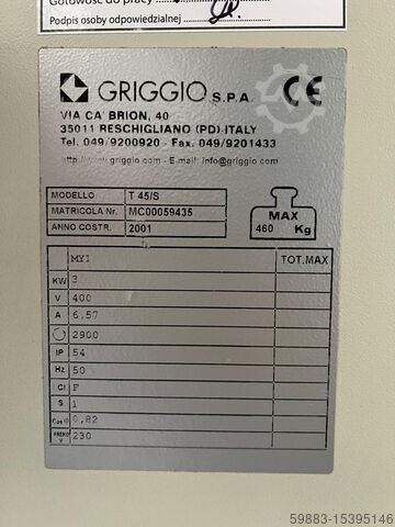 Table grinder Griggio T45S