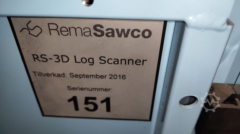 Log yard machinery Remasawco AB RS-Logscanner 3D