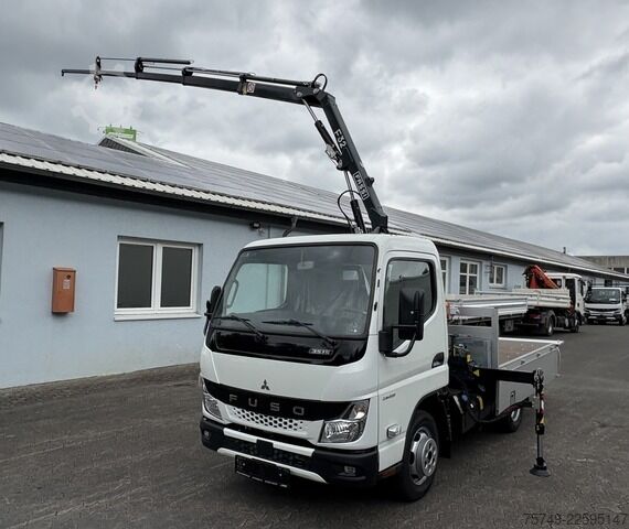 Truck-mounted crane van Fuso 3S15 Alu Pritsche 2.80m Ladekran Funk! sofort verfügbar!