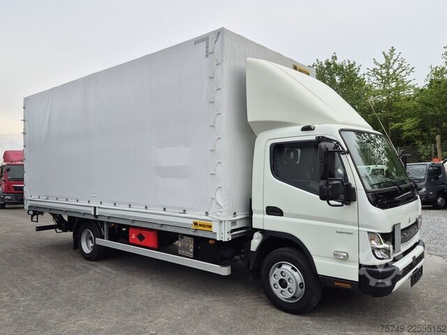 Curtain sider van Fuso Canter 7C18 Aut., Bordwand Pritsche Plane 6Tkm!