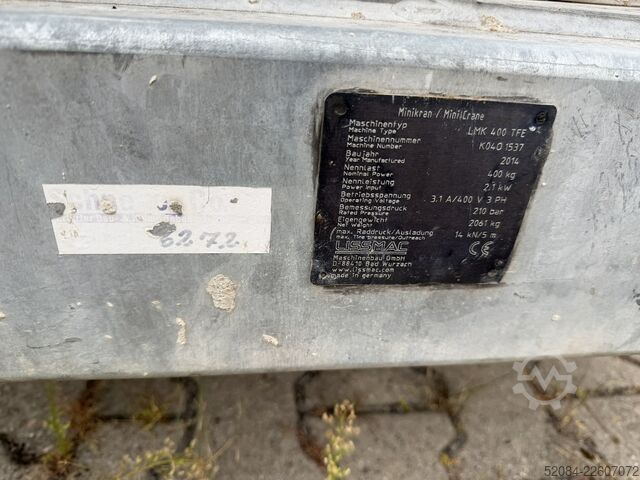 Lissmac Minikran Lissmac LMK 400 TFE