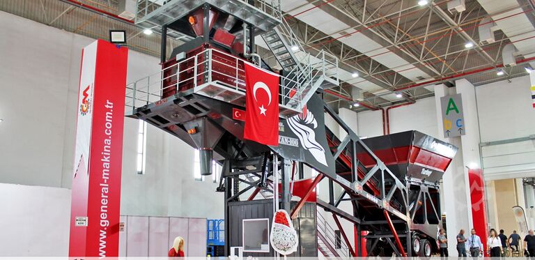 Mobile Concrete Batching Plant General Makina Titan 100