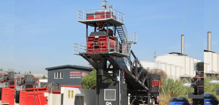 Mobile Concrete Batching Plant General Makina Titan 100