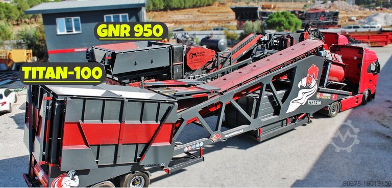 Mobile Concrete Batching Plant General Makina Titan 100