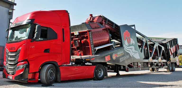 Mobile Concrete Batching Plant General Makina Titan 100